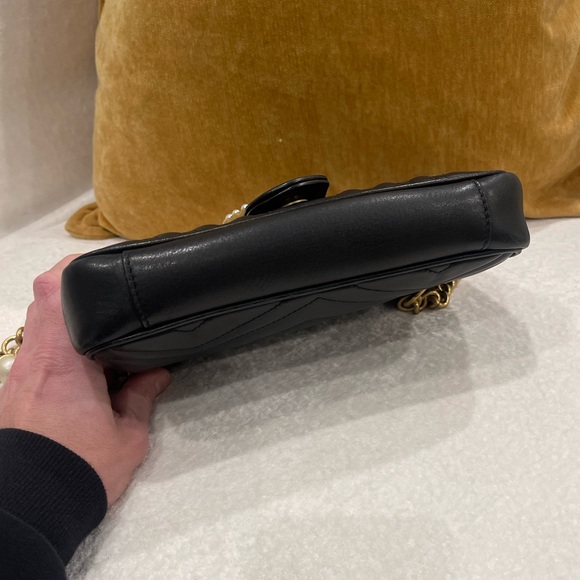 Gucci Pearl Marmont Belt Bag Fanny Pack - Picture 3 of 8